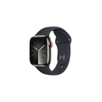 Apple Watch Series 9 GPS + Cellular MRJ33TU/A 41 mm Gümüş Rengi Paslanmaz Çelik Kasa ve Fırtına Mavisi Spor Kordon - M/L Akıllı Saat
