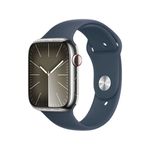 Apple Watch Series 9 GPS + Cellular MRMV3TU/A 45 mm Grafit Paslanmaz Çelik Kasa ve Gece Yarısı Spor Kordon - S/M Akıllı Saat