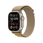 Apple Watch Ultra 2 GPS + Cellular 49mm Natural Titanium Case with Tan Alpine Loop - Small Akıllı Saat