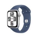 Apple Watch SE GPS 44mm Silver Aluminium Case with Denim Sport Band - M/L Akıllı Saat
