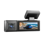 Azdome M500 3 Kameralı 150 ° Görüş Açışı 4K Ultra HD Gece Görüşlü WiFi GPS Araç İçi Kamera