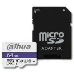 Dahua C100A 64GB MicroSDXC U3 Hafıza Kartı + SD Adaptör (Güvenlik Ve Araç Kamerası Uyumlu)