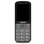 Philips Xenium E227 Kameralı Çift Sim Kart Tuşlu Cep Telefonu Siyah