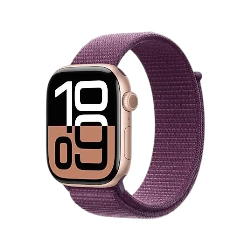 Apple Watch Series 10 GPS 46mm Silver Aluminium Case with Denim Sport Band - S/M Akıllı Saat