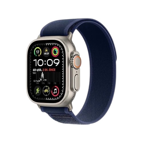 Apple Watch Ultra 2 GPS + Cellular 49mm Black Titanium Case with Dark Green Alpine Loop - Large Akıllı Saat