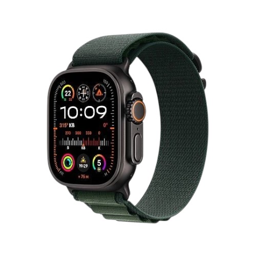 Apple Watch Ultra 2 GPS + Cellular 49mm Black Titanium Case with Black Trail Loop - S/M Akıllı Saat