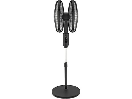 Fakir Duoflow Çift Başlıklı Vantilatör Siyah