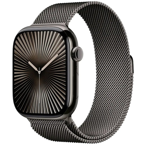 Apple Watch Series 10 GPS + Cellular 46mm Gold Titanium Case with Gold Milanese Loop - S/M Akıllı Saat