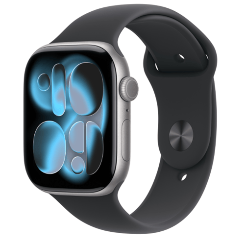 Apple Watch Series 11 GPS 42mm M/L MEQX4TU/A  Uzay Grisi Alüminyum Kasa Siyah