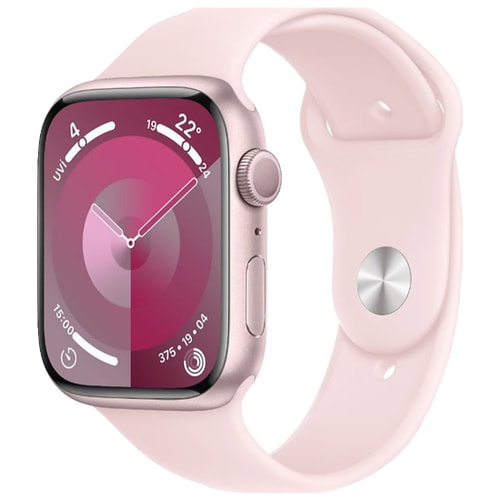 Apple Watch Series 9 GPS + Cellular MRMM3TU/A 45 mm Pembe Alüminyum Kasa ve Uçuk Pembe Spor Loop Akıllı Saat