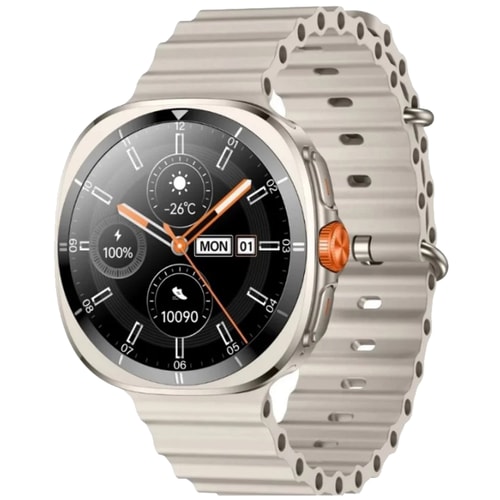 BIX TSW2 1.43 inç Titanyum AMOLED Ekran Bluetooth 5.3 Telefon Görüşme iOS & Android Uyumlu Metal Akıllı Saat