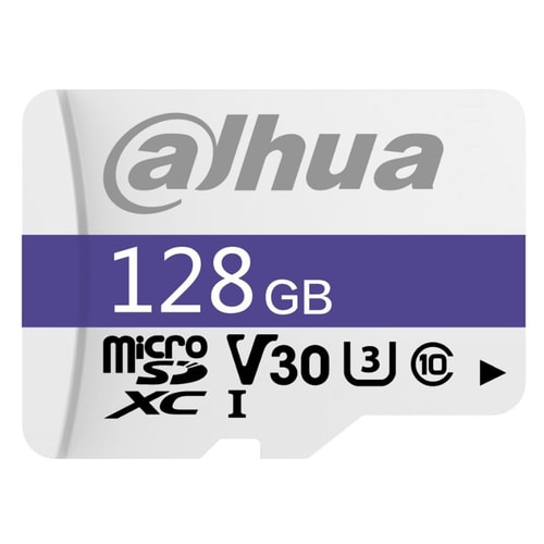 Dahua C100A 128GB MicroSDXC U3 Hafıza Kartı + SD Adaptör (Güvenlik Ve Araç Kamerası Uyumlu)