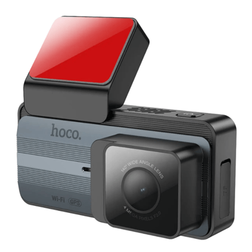 Hoco DV12 2K GPS Destekli Ön ve Arka Kameralı Araç Kamerası - Gri