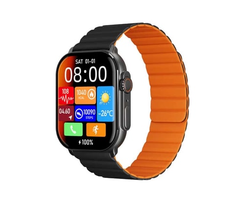İmiki SF1 Smart Watch Siyah / Siyah Turuncu