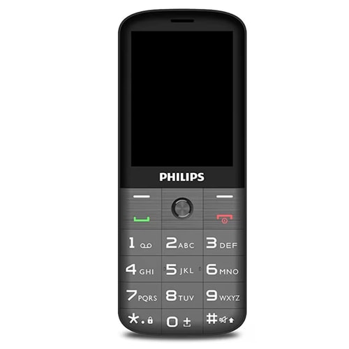 Philips Xenium E227 Kameralı Çift Sim Kart Tuşlu Cep Telefonu Siyah