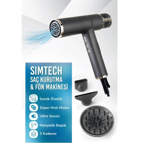 Simtech KM-1992 Saç Kurutma ve Ultra Fön Makinesi
