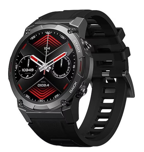 Vibe 7 Pro Siyah Akıllı Saat.