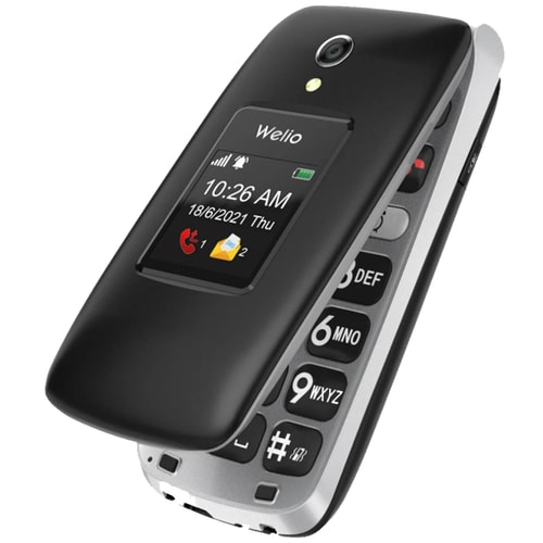 Welio Wkey T300 Siyah Tuşlu Kapaklı Kameralı Cep Telefonu