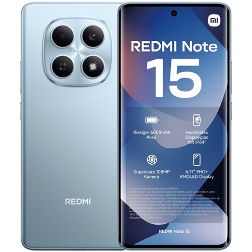 Xiaomi Redmi Note 15 8 GB Ram 256 GB Hafıza Mavi
