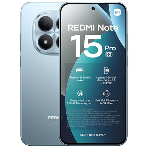 Xiaomi Redmi Note 15 Pro 8GB Ram 256GB Hafıza Mavi 5G